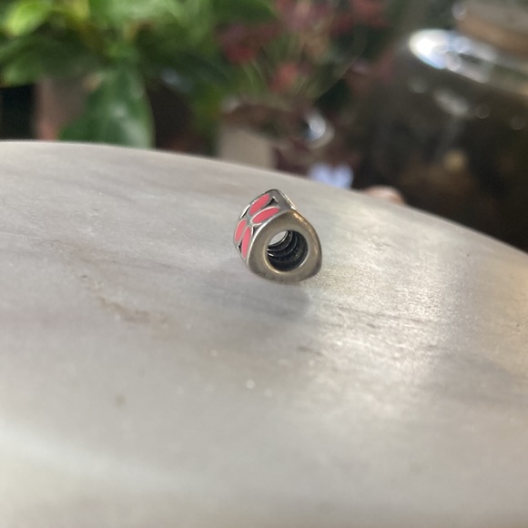 Authentic Pandora Retired Pink Enamel Flower 🌸 - Picture 3 of 3